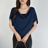 大人が選ぶ涼感ドルマン。 ドレープトップス サマーニット | COCOMOMO | 詳細画像43