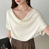 大人が選ぶ涼感ドルマン。 ドレープトップス サマーニット | COCOMOMO | 詳細画像8