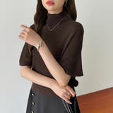 毎日に寄り添うサマーニット ハイネックニット シアーニット | COCOMOMO | 詳細画像10