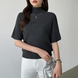 毎日に寄り添うサマーニット ハイネックニット シアーニット | COCOMOMO | 詳細画像12