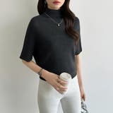 毎日に寄り添うサマーニット ハイネックニット シアーニット | COCOMOMO | 詳細画像14