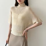 毎日に寄り添うサマーニット ハイネックニット シアーニット | COCOMOMO | 詳細画像22