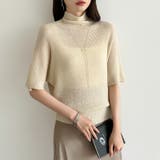 毎日に寄り添うサマーニット ハイネックニット シアーニット | COCOMOMO | 詳細画像23