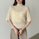 毎日に寄り添うサマーニット ハイネックニット シアーニット | COCOMOMO | 詳細画像25