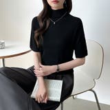 毎日に寄り添うサマーニット ハイネックニット シアーニット | COCOMOMO | 詳細画像33