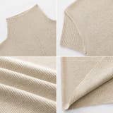 品よくきれいめハイネックサマーニット 半袖ニット サマーニット | COCOMOMO | 詳細画像40