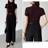 品よくきれいめハイネックサマーニット 半袖ニット サマーニット | COCOMOMO | 詳細画像7