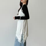 レイヤード映えサテンレースキャミソール レース キャミソール | COCOMOMO | 詳細画像14