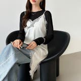 レイヤード映えサテンレースキャミソール レース キャミソール | COCOMOMO | 詳細画像15