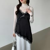 レイヤード映えサテンレースキャミソール レース キャミソール | COCOMOMO | 詳細画像22