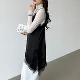 レイヤード映えサテンレースキャミソール レース キャミソール | COCOMOMO | 詳細画像23