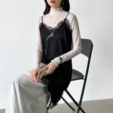 レイヤード映えサテンレースキャミソール レース キャミソール | COCOMOMO | 詳細画像27