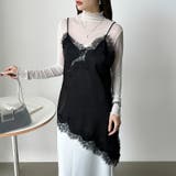 レイヤード映えサテンレースキャミソール レース キャミソール | COCOMOMO | 詳細画像28