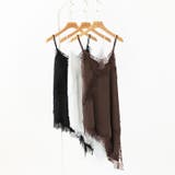 レイヤード映えサテンレースキャミソール レース キャミソール | COCOMOMO | 詳細画像29