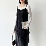 コーデに悩まないレイヤードセット レースキャミソール シアーカットソー | COCOMOMO | 詳細画像17 