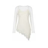 コーデに悩まないレイヤードセット レースキャミソール シアーカットソー | COCOMOMO | 詳細画像29 