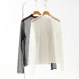 一枚でも重ねても。甘すぎないハート柄シアートップス シアー ハイネック | COCOMOMO | 詳細画像22 