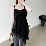 上品な大人のきらめきラメシアートップス ハイネック シアー | COCOMOMO | 詳細画像22 