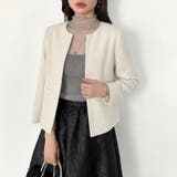 上品な大人のきらめきラメシアートップス ハイネック シアー | COCOMOMO | 詳細画像7 