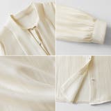 上品艶サテンのリボンブラウス ボウタイ ブラウス | COCOMOMO | 詳細画像39