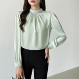 一枚で、きちんと華やか。パールビジュー付きブラウス ブラウス フォーマル | COCOMOMO | 詳細画像10 