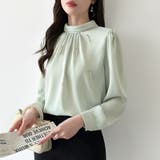 一枚で、きちんと華やか。パールビジュー付きブラウス ブラウス フォーマル | COCOMOMO | 詳細画像13 