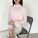 一枚で、きちんと華やか。パールビジュー付きブラウス ブラウス フォーマル | COCOMOMO | 詳細画像25 