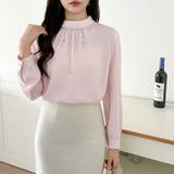 一枚で、きちんと華やか。パールビジュー付きブラウス ブラウス フォーマル | COCOMOMO | 詳細画像26 