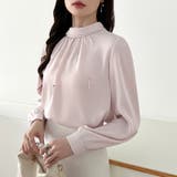 一枚で、きちんと華やか。パールビジュー付きブラウス ブラウス フォーマル | COCOMOMO | 詳細画像27 