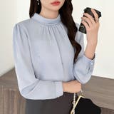 一枚で、きちんと華やか。パールビジュー付きブラウス ブラウス フォーマル | COCOMOMO | 詳細画像33 