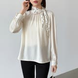 一枚で華やぐ、好印象ブラウス リボンブラウス スカーフ | COCOMOMO | 詳細画像11 