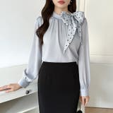 一枚で華やぐ、好印象ブラウス リボンブラウス スカーフ | COCOMOMO | 詳細画像9 