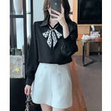 ボウタイブラウス リボンブラウス シャツ | COCOMOMO | 詳細画像11 