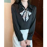 ボウタイブラウス リボンブラウス シャツ | COCOMOMO | 詳細画像13 