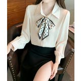 ボウタイブラウス リボンブラウス シャツ | COCOMOMO | 詳細画像14 