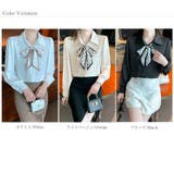 ボウタイブラウス リボンブラウス シャツ | COCOMOMO | 詳細画像24 