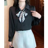 ボウタイブラウス リボンブラウス シャツ | COCOMOMO | 詳細画像8 