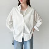 さっと着るだけ大人の余裕感。コットンオーバーシャツシャツ カラーシャツ シャツ | COCOMOMO | 詳細画像11 