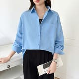 さっと着るだけ大人の余裕感。コットンオーバーシャツシャツ カラーシャツ シャツ | COCOMOMO | 詳細画像30 