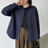 さっと着るだけ大人の余裕感。コットンオーバーシャツシャツ カラーシャツ シャツ | COCOMOMO | 詳細画像32 