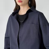 さっと着るだけ大人の余裕感。コットンオーバーシャツシャツ カラーシャツ シャツ | COCOMOMO | 詳細画像36 