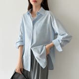 さっと着るだけ大人の余裕感。コットンオーバーシャツシャツ カラーシャツ シャツ | COCOMOMO | 詳細画像6 