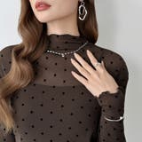 おしゃ見え確実フロッキードット シアートップス ドットシアートップス | COCOMOMO | 詳細画像16