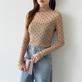 おしゃ見え確実フロッキードット シアートップス ドットシアートップス | COCOMOMO | 詳細画像28