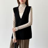 おしゃ見え確実フロッキードット シアートップス ドットシアートップス | COCOMOMO | 詳細画像7