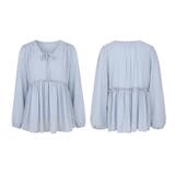 ふんわり今っぽフェミニン。シフォンペプラムチュニック ペプラム チュニック | COCOMOMO | 詳細画像27 