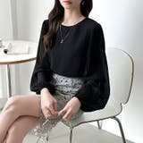 袖デザインで差がつくプリーツスリーブブラウス ボリューム袖 ブラウス | COCOMOMO | 詳細画像38 