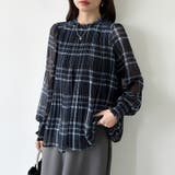ふわっと軽やかプリーツシアーブラウス シフォンブラウス ブラウス | COCOMOMO | 詳細画像22 