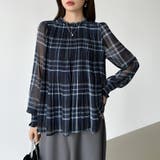 ふわっと軽やかプリーツシアーブラウス シフォンブラウス ブラウス | COCOMOMO | 詳細画像24 