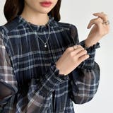 ふわっと軽やかプリーツシアーブラウス シフォンブラウス ブラウス | COCOMOMO | 詳細画像25 